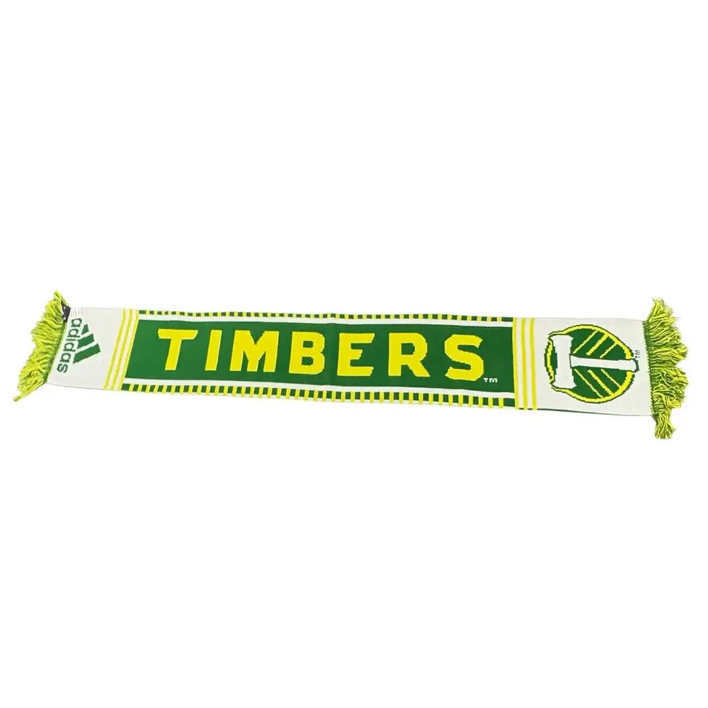 Official Adidas Portland Timbers MLS Soccer Fan Scarf 55” Authentic Team Gear